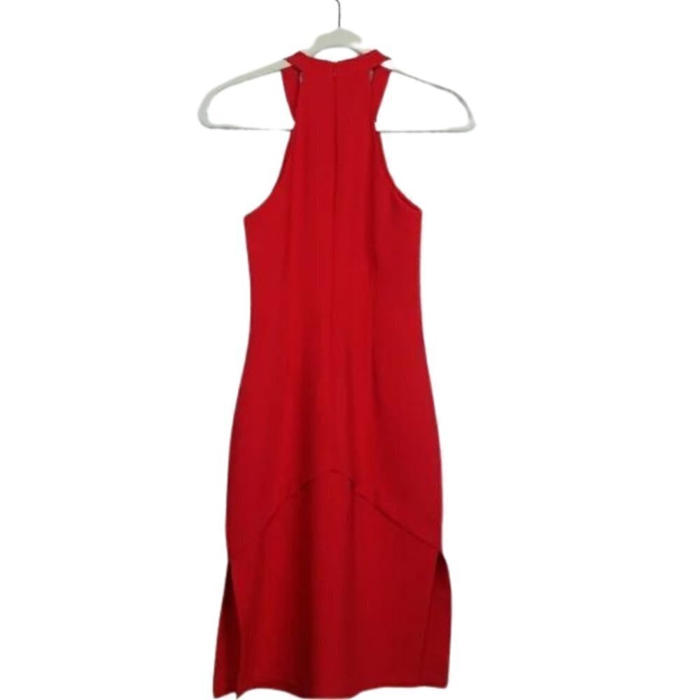 J.O.A. Red Halter Midi Dress - Picture 4 of 8